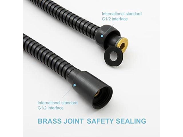 OFFO Shower Hose, Oil Rubbed Bronze Kink Free Stainless Steel Electroplating Handheld Shower Head Hose Flex Hoses Extension with Brass Insert and...