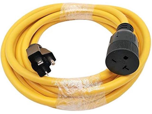Parkworld NEMA 6-20 Extension Cord 6-20P to 6-20R (T Blade Female Also for 6-15R Adapter) 250V, 20A, 5000W UL Listed (16FT)