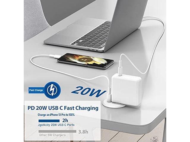 2 inch Desk Power Grommet with PD 20W USB C,Ultra-Flat Plug Power Strip,Recessed Outlet,Desktop Power Grommet for Office PC Desk Cable Cord...