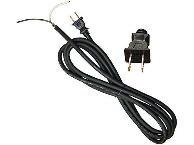 Superior Electric EC142 9 Feet 14 AWG SJO 2 Wire 125 Volt Electrical Cord, Black