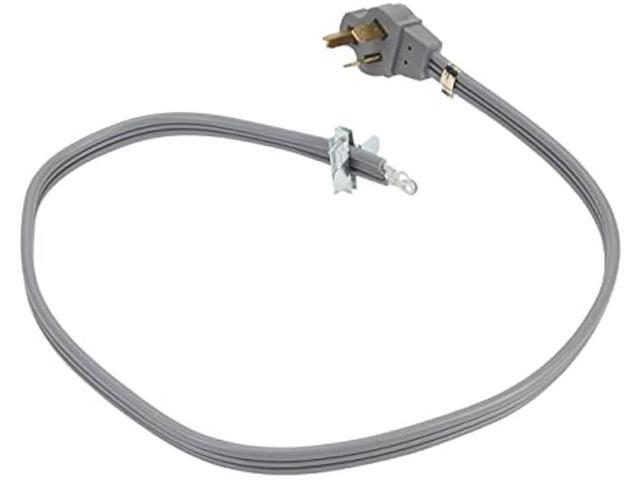 Whirlpool PT220L Genuine OEM Electric Power Cord For Dryers Replaces 211053, 3389955, 4319131, 4392905, 4392905R, 661592, 687104, 694044, 694045,...