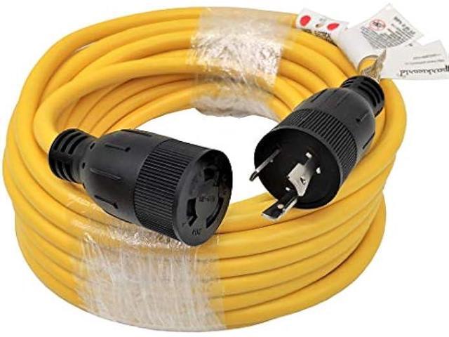 Parkworld NEMA L6-20 Extension Cord, Locking 3-Prong, 20 AMP, 250 Volts, 5000 Watts (36FT)