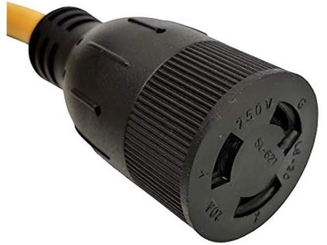 Parkworld NEMA L6-20 Extension Cord, Locking 3-Prong, 20 AMP, 250 Volts, 5000 Watts (36FT)