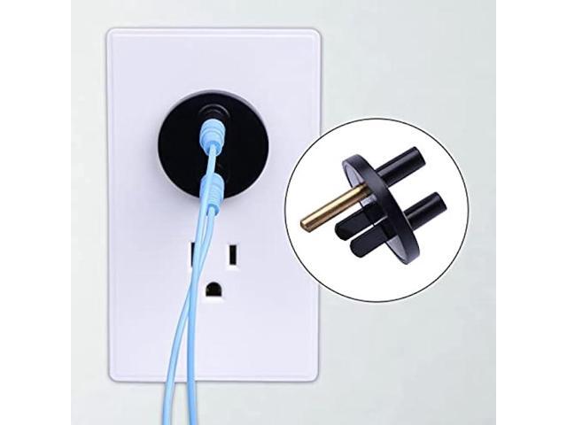 HPFIX Grounded Outlet Plug, Anti-Static Wrist Strap (Adjustable up to Size XL) and Grounding Cord, Earth Connection ESD Safe for Computer, PC...