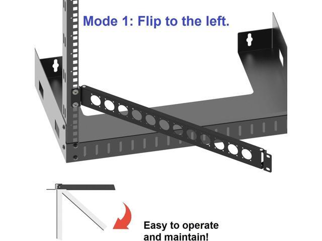 1U Hinged D-Series 12 Connectors Punch-Out Component Panel for 19 inches Sound, AV, Computer -Equipment Racks- Patch Panel Compatible with XLR,...