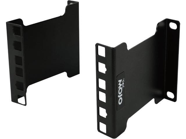 Tecmojo Server Rack Depth Extender - 2U - 4inch Depth - TAA Compliant - Recessed Rack Adapter - Rack Mount Adapter Kit - Network Rack Extender