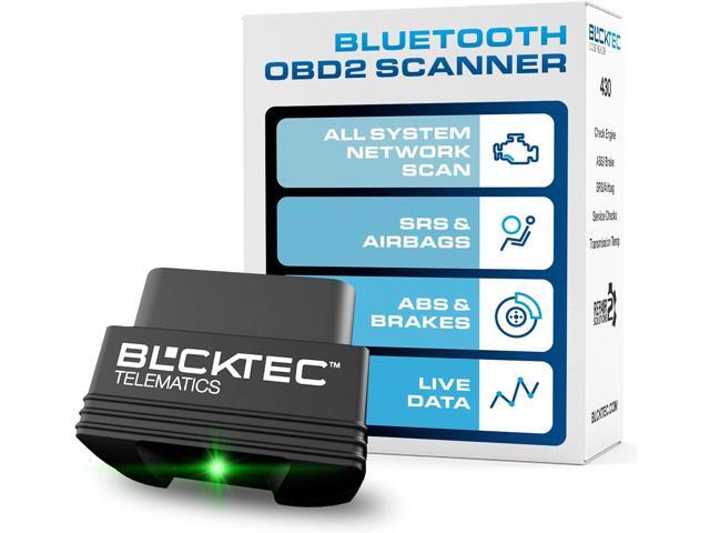 BLCKTEC 430 Bluetooth OBD2 Scanner for iPhone & Android, No Subscription Fee, OBDII Car Code Reader, Diagnose Check Engine, ABS, SRS, Airbag,.