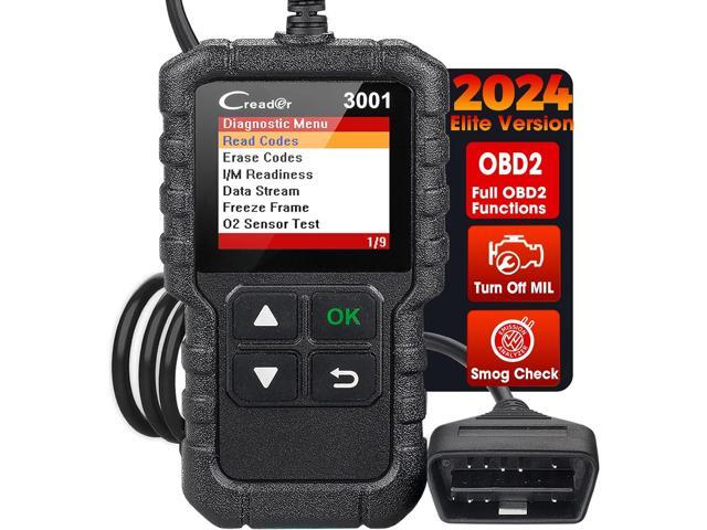 LAUNCH Creader 3001 OBD2 Scanner, Engine Fault Code Reader Mode 6 CAN Diagnostic Scan Tool for All OBDII Protocol Cars Since 1996, Lifetime Free...