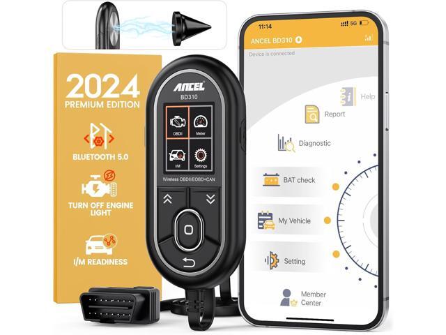 ANCEL BD310 OBD2 Scanner Diagnostic Tool - 3 in 1 OBD2 Scanner Bluetooth - App Based OBDII Scan Tool for Android & iPhone - Check Engine Light Code.