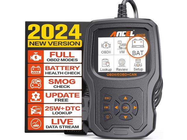 (Upgraded AD310) ANCEL AD530 OBD2 Scanner Diagnostic Tool with Battery Test Car Engine Light Code Reader Scan Tool, All OBD2 Function Enhanced Code.