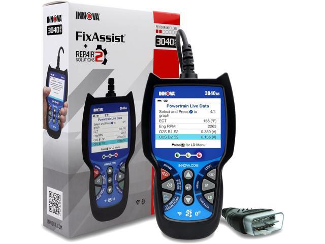 INNOVA 3040RS, OBD2 Scanner, Live Data Streamer, Battery/Alt Tester, Reset Check Engine Light/Brake Light/Oil Light, Free Mechanic Recommended Fix...