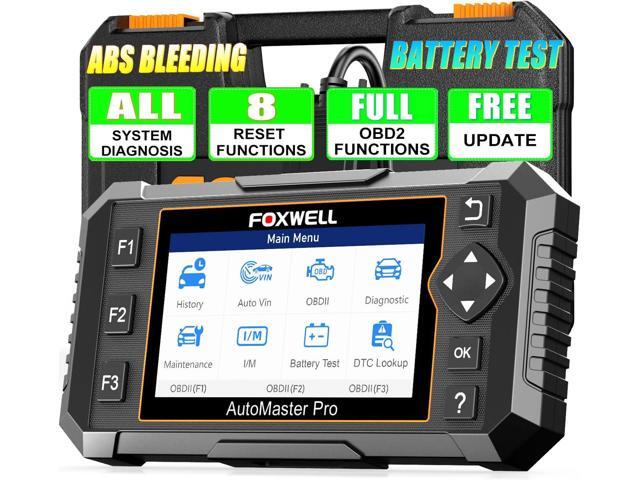 2025 FOXWELL NT624 Elite OBD2 Scanner, All System with 8 Resets ABS Bleeding/SAS/Oil/TPS/EPB/BRT/Injector/D-P-F Resets Battery Test Upgrade of.