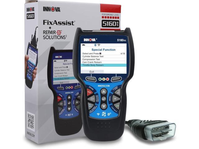 INNOVA 5160RS, OBD2 Bidirectional Scan Tool, OE-Level All System Diagnostics, Reset Oil Light/Battery/EPB/SAS/DPF, Mechanic Recommended Fixes &.