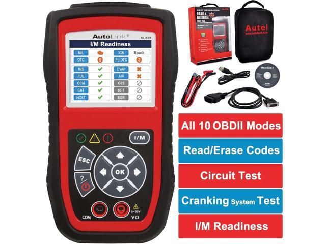 Autel AutoLink AL439 OBD2/EOBD Code Reader and Electrical Testing Tool, Better AL329 OBD2 Scanner, Full OBDII 10 Modes, OBDII & CAN Diagnostic.