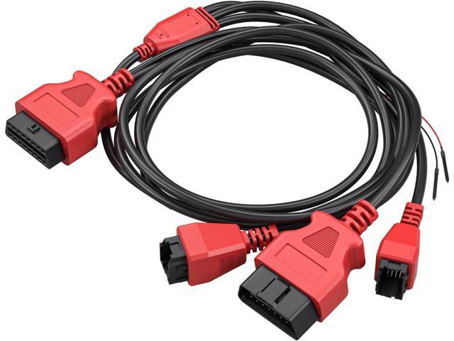 XTOOL 12+8 Cable Adapter for Chrysler, Not Universal, Work with XTOOL D7 / D7S / D7W / D8 / D8S / D8W / IP616 / IP819 / IK618 / X100 Pad Scan Tools