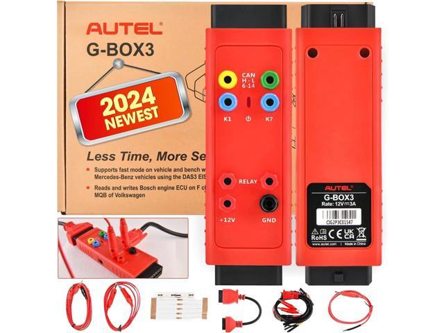 Autel 2024 G-BOX3 Accessory Tool, Upgraded of Gbox2, Gbox3 Adapter for Mercedes-Benz/for BMW, Works W/MaxiIM IM508(S) + XP400, IM608 PRO II, IM608S...