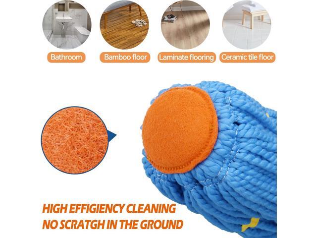 Self-Wringing Twist Mops for Floor Cleaning, Microfiber Floor mop with 57 ' Long Handle, Easy Wringing Mop for Hardwood Commercial Household Clean