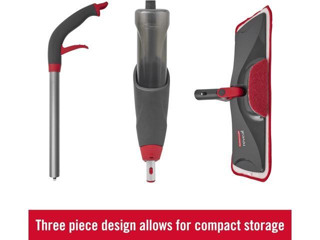 Rubbermaid Reveal Spray Mop Floor Cleaning Kit, 3 Reusable Microfiber Wet Pads, 1 Refillable Bottle, Cordless, Multi-Surface Mopping for All...