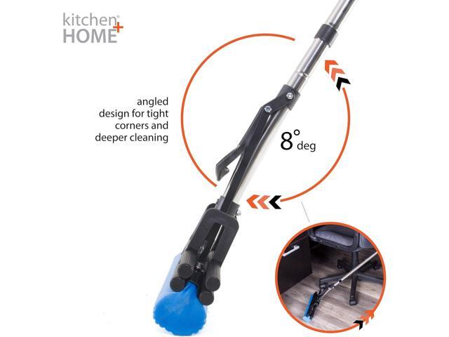 Kitchen + Home PVA Sponge Roller Mop - 11' Quadruple Roller All Purpose Floor Cleaner