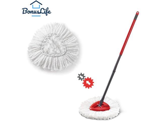 BonusLife 8-Pack Mop Head for O-Ceda EasyWrin Spin Mop Refill 1-Tank System Only Easy Cleaning Microfiber Replacement