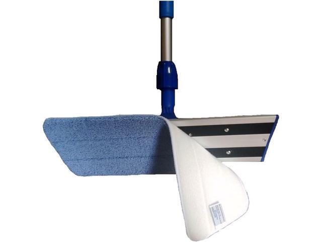 Real Clean 16 inch Commercial Professional Microfiber Mop Kit with Two Microfiber Mop Pads for All Surfaces