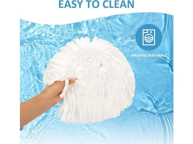 6 Pack Spin Mop Replacement Heads Compatible with OCeda EasyWring 1-Tank System, Mop Replace Head Refills, Microfiber Spin Mop Refills, Easy...