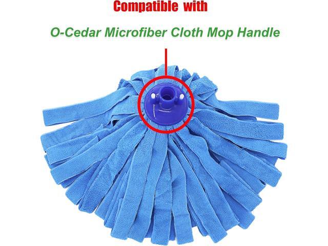 Microfiber Cloth Mop Replacement Compatible with All Standard US Threading Pole &0.8' Diameter Mop Handle 3 Packs