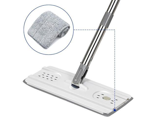 Microfiber Mop Cleaning Pads Flat: 6 Packs 13' X 4.9' Washable Pads for Floor Cleaning Compatible with Tethys & Most 13 Inch Flat Mop - Pads...