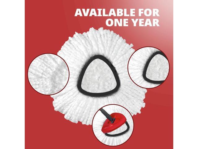 Mop Replace Head, 6 Pack Spin Mop Replacement Head Easywring 1-Tank System, Easy Cleaning, Microfiber, Machine Washable