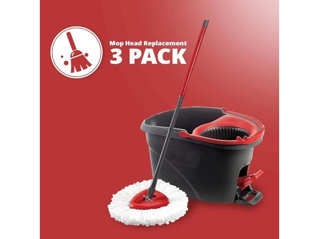 Mop Replace Head, 6 Pack Spin Mop Replacement Head Easywring 1-Tank System, Easy Cleaning, Microfiber, Machine Washable