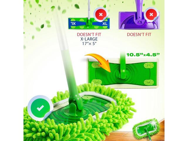 VanDuck Dust Mop Refill Compatible with Swiffer Sweeper (6 Pack) - Microfiber Pet Heavy Duty Dry Cloth Refills - Reusable Mop Pad (Handle is Not...