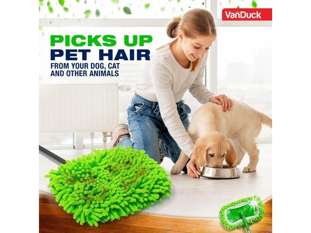 VanDuck Dust Mop Refill Compatible with Swiffer Sweeper (6 Pack) - Microfiber Pet Heavy Duty Dry Cloth Refills - Reusable Mop Pad (Handle is Not...