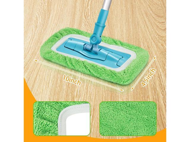 Reusable Dry Sweeping Cloths Microfiber Wet Mop Pads Compatible with Swiffer Sweeper Mop Replacement Sweeping Mopping pad Refills for Hardwood...