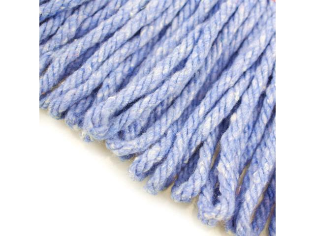 Mop Head Replacement Commercial Heavy Duty String Blue Wet Mop Heads for 3 Typs Commercial Mop Handle(2,Medium)