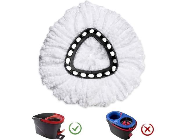 8 Pack Mop Heads Replacement Compatible with O-Ceda EasyWring Spin Mop, Microfiber Spin Mop Refill Easy Cleaning Mop Head Replacement for Floor...