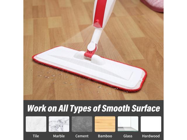 16.5 inch Mop Pads Refills, 3 Pack Microfiber Reusable Replacement Mop Pads Flat Replacements Heads for Wet Or Dry Floor Cleaning and Scrubbing,...