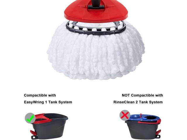 6 Pack Mop Replacement Heads for O-Ceda EasyWrin Spin Mop, Microfiber Spin Mop Refills, Easy Cleaning Mop Head Replacement