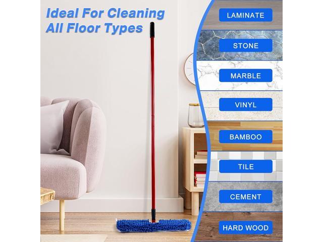 Mop Refill Heads Compatible with O Cedar Dual-Action Flip Mop,Microfiber Replacement Mop Heads for Dry/Wet Use,Washable& Reusable for All Floor...