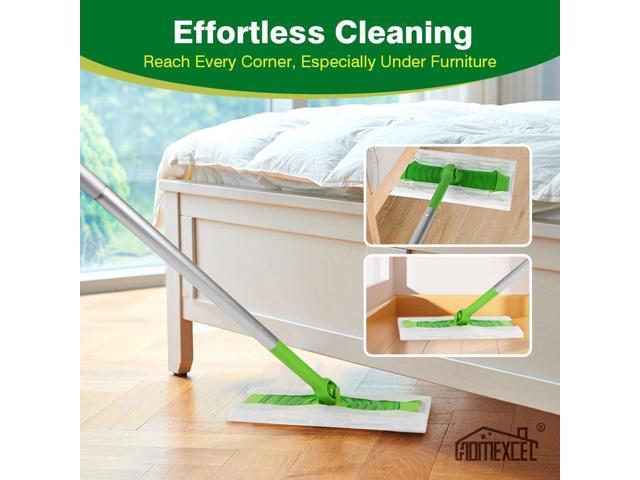 HOMEXCEL Dry Sweeping Cloths Pads Compatible with Swiffer Sweeper- Disposable Duster Refills Mop Pads for Floor Mopping and Cleaning, 120 Count