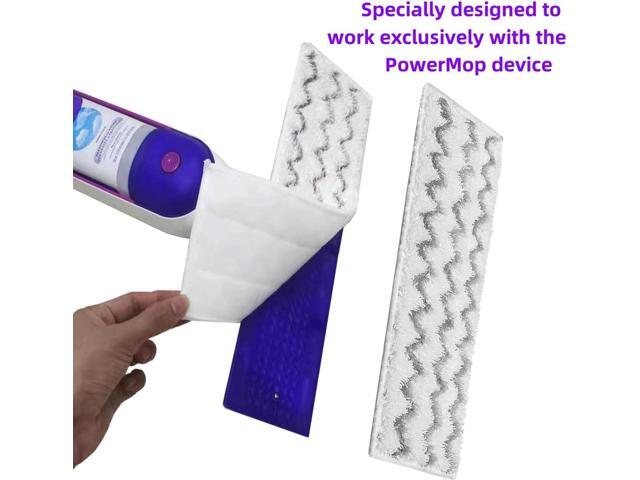 Upgraded Spray Mop Refills Pads for PowerMop, Reusable Mop Refill Pads Replacement Head for Power Mop, Microfiber Mopping Pads for Multi-Surface...