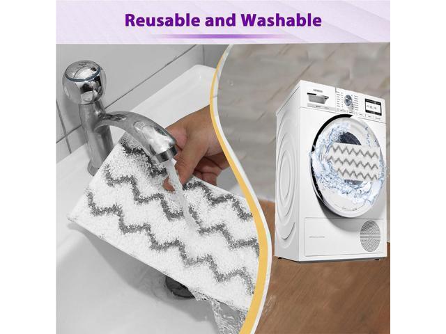 Upgraded Spray Mop Refills Pads for PowerMop, Reusable Mop Refill Pads Replacement Head for Power Mop, Microfiber Mopping Pads for Multi-Surface...