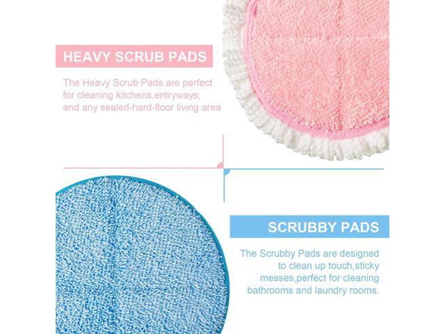 Irenare 20 Pack Electric Mop Pads Spin Replacement 7.28 Inch Round Mop Pads for Floor Cleaning Reusable Washable Electric Spin Replacement Supplies...