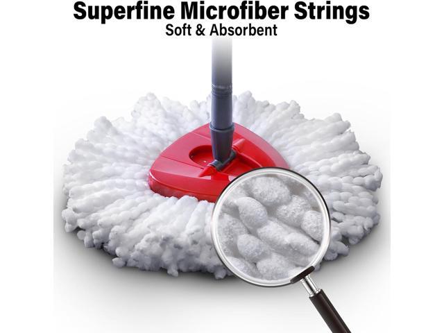 Mop Replacement Heads for O Cedar Mop Replace Head Easy Wring Spin Mop Heads Replacements Easy to Clean Install and Replaceable Mop Head Machine...
