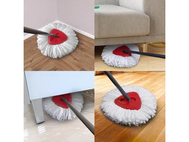 Mop Replacement Heads for O Cedar Mop Replace Head Easy Wring Spin Mop Heads Replacements Easy to Clean Install and Replaceable Mop Head Machine...