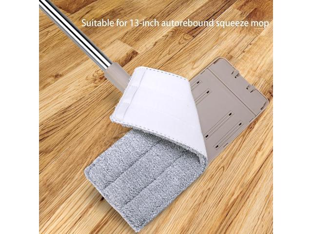 Microfiber Flat Mop Pads (8-Pack Refill13 X 4.9) for 13 Flat Mop, Washable and Reusable for Floor Cleaning, Replacement Mop Pads for 13-inch Flat Mop
