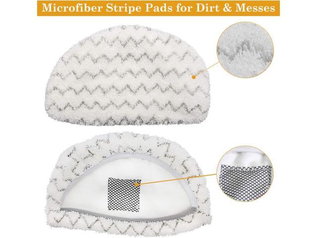 10 Pack Replacement Steam Mop Pads for Bissell Powerfresh Steam Mop 1940 1440 1544 1806 2075 Series, Model 19402 19404 19408 19409 1940a 1940f...