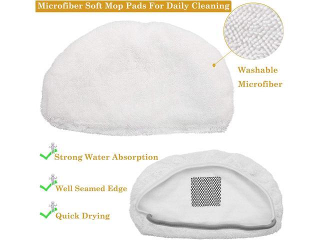10 Pack Replacement Steam Mop Pads for Bissell Powerfresh Steam Mop 1940 1440 1544 1806 2075 Series, Model 19402 19404 19408 19409 1940a 1940f...