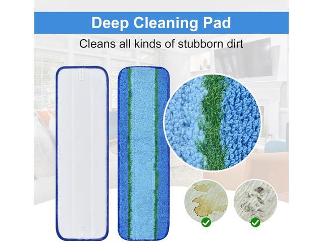8 Pack Microfiber Cleaning Pad for Bona Mop Hardwood & Hard Surface Floors Dry and Wet Floor Cleaning - Includes 4 Microfiber Cleaning Pad, 2 Deep...
