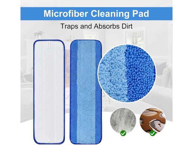 8 Pack Microfiber Cleaning Pad for Bona Mop Hardwood & Hard Surface Floors Dry and Wet Floor Cleaning - Includes 4 Microfiber Cleaning Pad, 2 Deep...