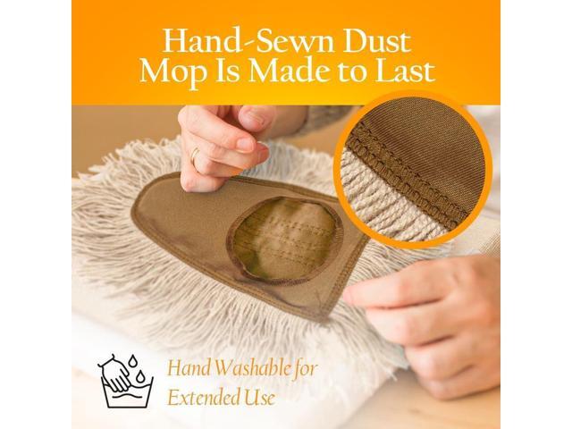 Stanley Home Products Washable Nylon Dry Mop - Removes Dust and Dirt from Surfaces and Hard to Reach Areas (Mop Head)